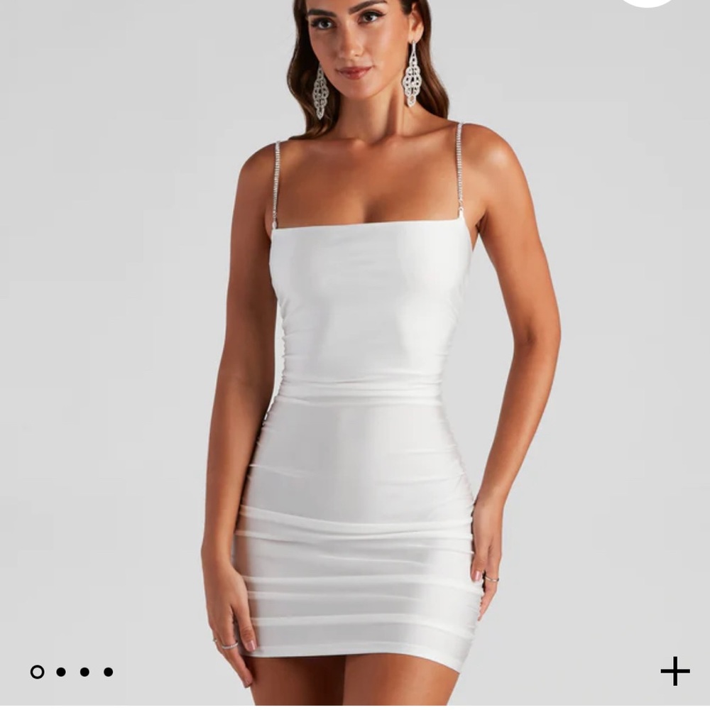 Stunning Sophistication Rhinestone Mini Dress